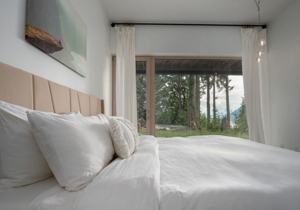 The second bedroom with equally as incredible views and direct access to the patio.