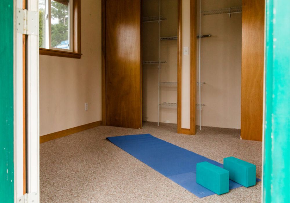 Need some solitude? Enjoy the small yoga studio on the property.