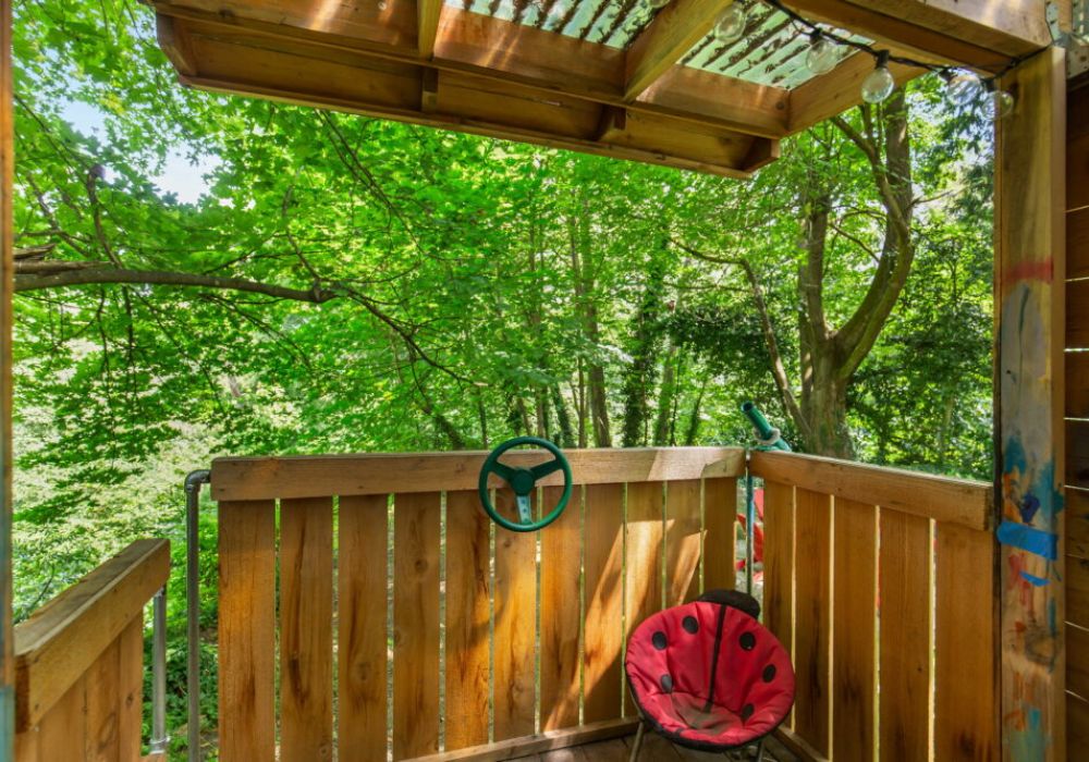 Unleash their inner adventurer: our kids' treehouse is a haven for imaginative play, high above the ground.
