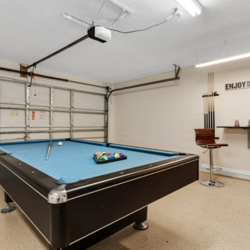 Rack 'em up and let the good times roll with our sleek pool table, perfect for late-night fun and entertainment. Gather with family and friends and challenge each other to a game, while enjoying the comfort of our luxurious retreat. Book now and experience the ultimate in relaxation and fun!