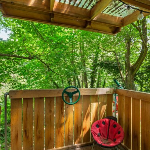 Unleash their inner adventurer: our kids' treehouse is a haven for imaginative play, high above the ground.