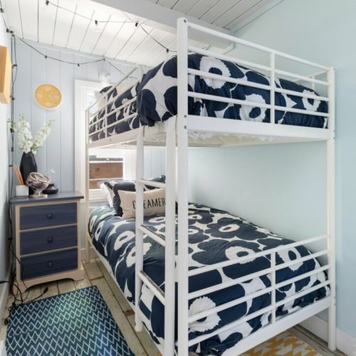 The bunk room, connected to one of the main bedrooms (walk through), perfect for a family sleeping arrangement.