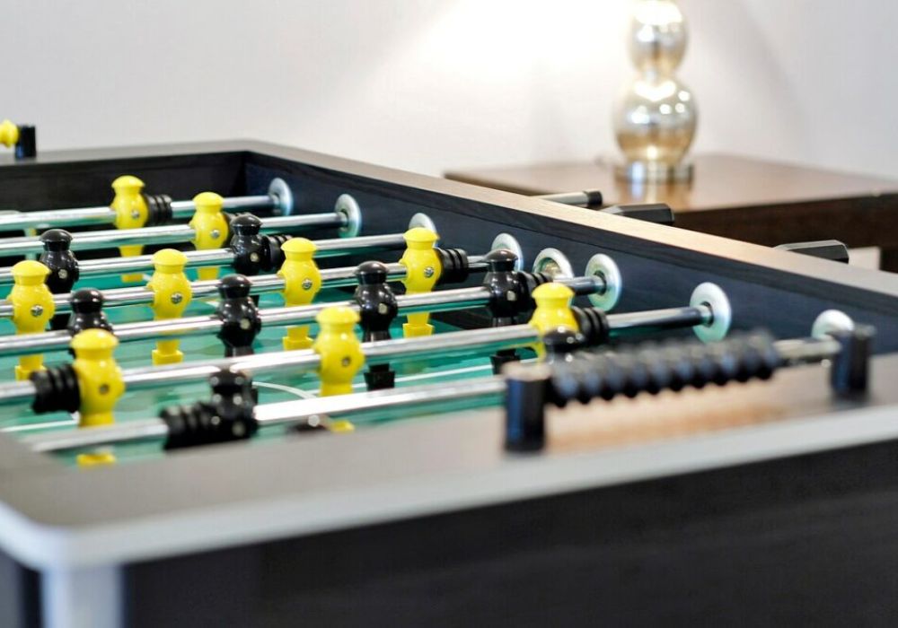 Second living room with Foosball